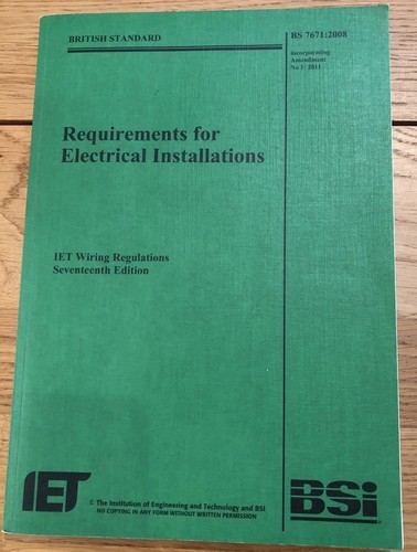 Requirements for electrical - for,