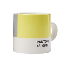 Pantone Porcelain Espresso Cup, Thick-Walled, Dishwasher-Safe, 120 ml, Illuminat