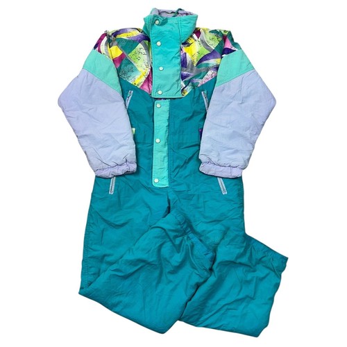 Vintage ski suit one piece - suit,