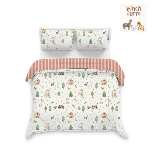 Hinch farm duvet set - hinch,