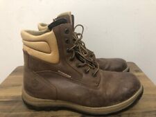 LUMBERJACK MEN'S BROWN LEATHER LACE UP ANKLE BOOTS SHOES UK SIZE 8 EUR 42   AB1