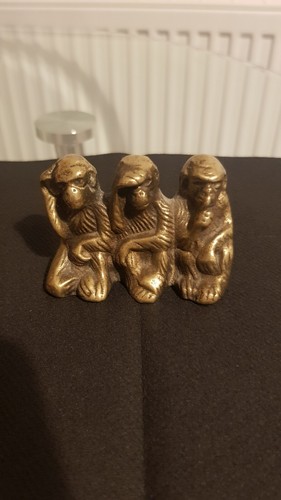 Brass wise monkey - wise, monkey's