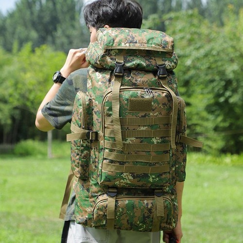 75l hiking camping bag - camping,