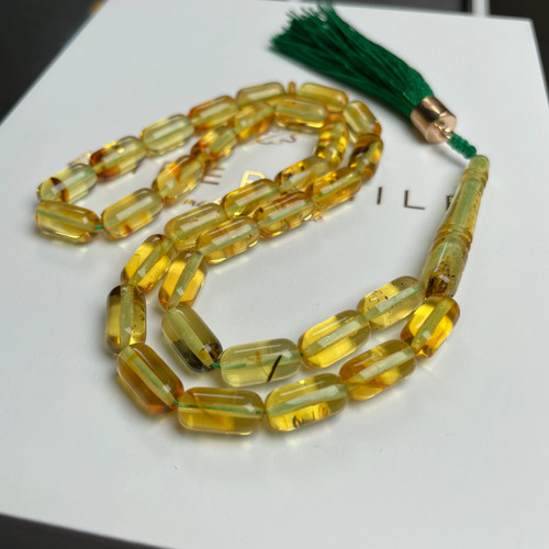 Lemon amber misbaha islamic - misbaha,