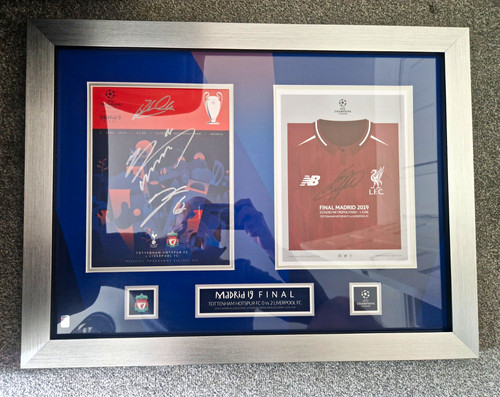 Liverpool signed framed - liverpool, cl