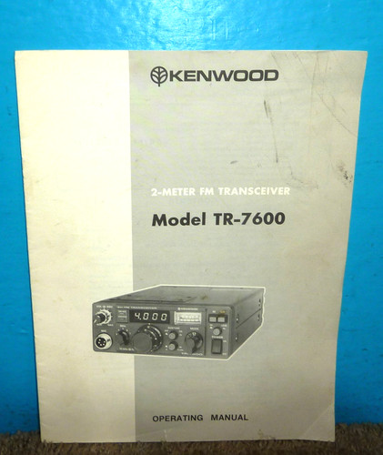 Kenwood 7600 fm - tr-7600,