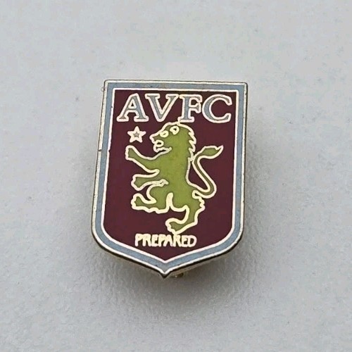 Aston villa vintage pin badge - villa,