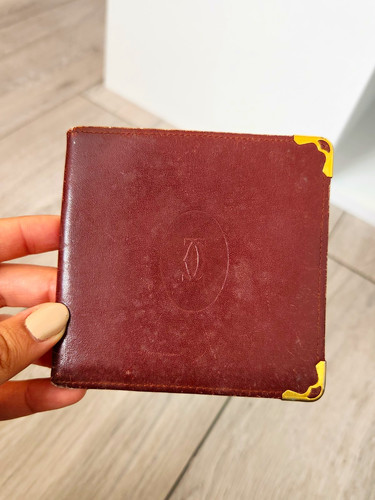 Cartier paris burgundy leather - burgundy,