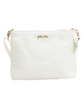 Folli Follie Women's Bag Cream Animal Print 100% Other Shoulder Bag