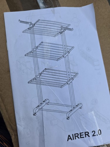 Clothes airer tier - tier, laundry