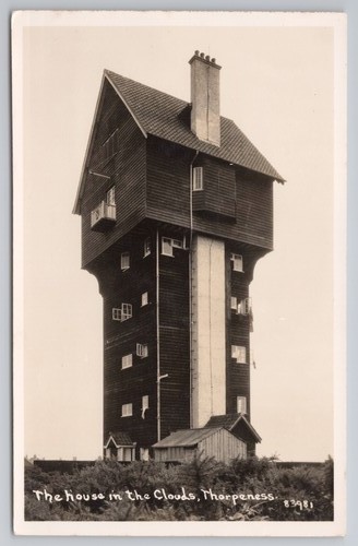 Rppc the house - the, clouds