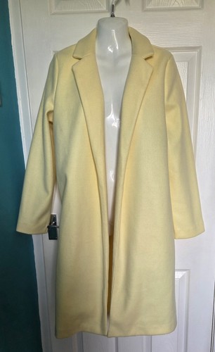 Ladies size lemon zara coat - zara,
