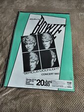 Original 1983 David Bowie - Serious Moonlight (Germany 83) poster.