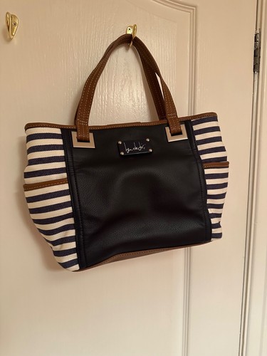 Used ben lisi navy handbag - lisi,