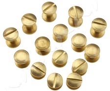 Flat Head Chicago Screw/Studs/Rivets Belt Strap Fastener Screwback Leather Craft