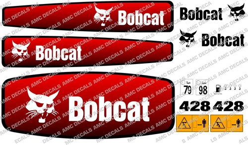 Bobcat 428 mini - digger, decal