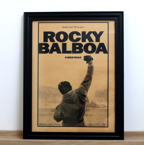 Rocky balboa christmas poster - rocky,