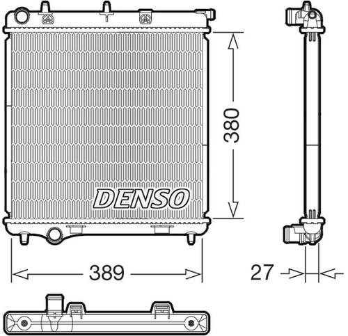 Denso radiator drm21108 - radiator,