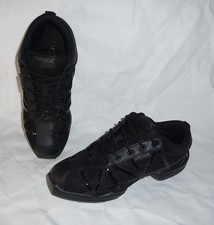 Capezio Dance Shoes Black Patent Web Design Split Heel - UK Size 8 - Unisex