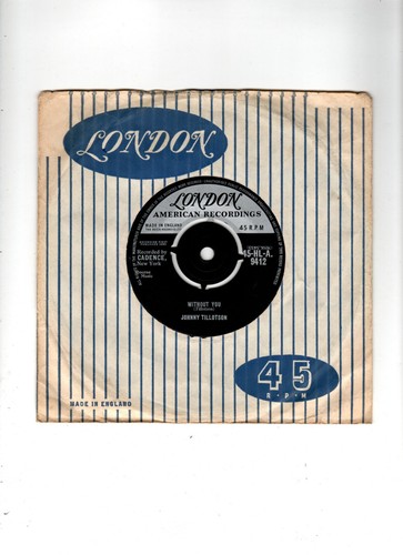 Johnny tillotson without - without, you