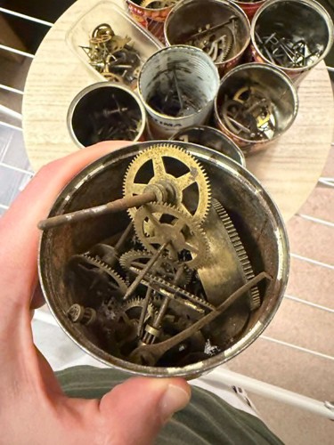 Large mixed watch parts - mixed,