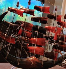 21" x 19" Vintage Hand Carved