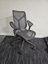 COSM Medium Back Herman Miller Chair in Graphite / Black