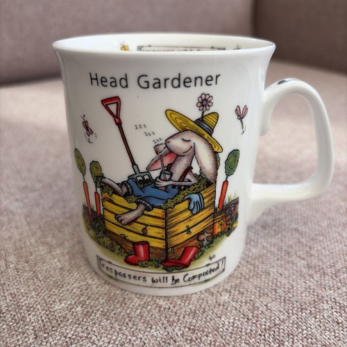 Bone china mug the compost - the,