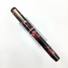 Mentmore auto flow marble fountain pen, 14k gold nib