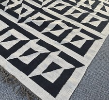 NEXT WOOL RUG French Black