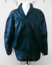 Vintage 1980's Teal Dark Soft