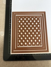 Creative Expressions - Sue Wilson Dies - Shadow Box Collection - Stitched Lattic