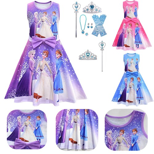 Girls elsa anna princess - girls, dress