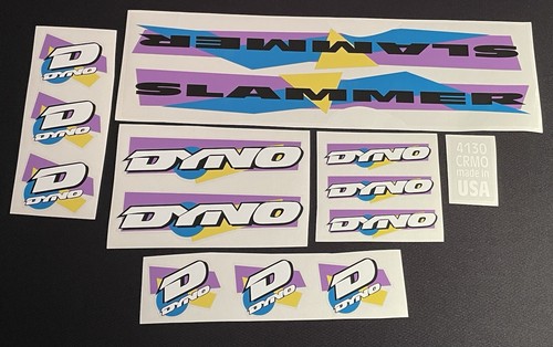 Dyno slammer bmx decal set - decal,