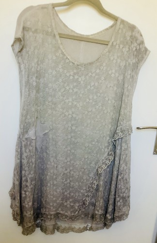 Lagenlook lace panel over top - lagenlook,
