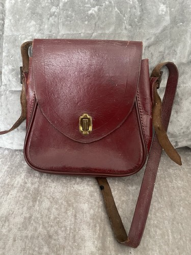 Vintage leather satchel - vintage,