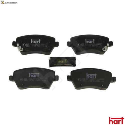 Brake pad set disc - brake, 256