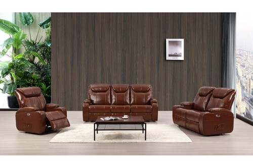 Leather recliner sofa - recliner, suite