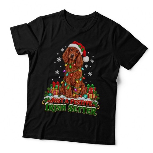 Christmas irish setter dog - christmas,
