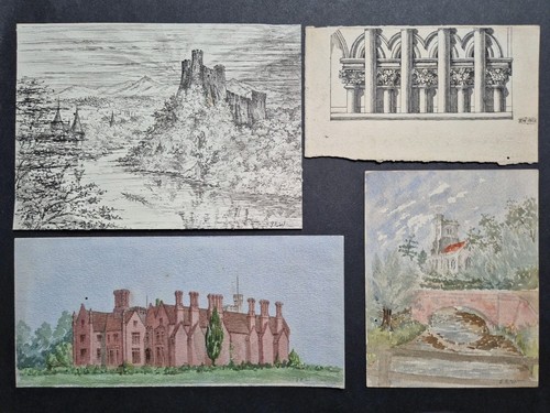 Old drawings paintings - drawings, &