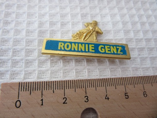 Ronnie genz speedway pin - ronnie,