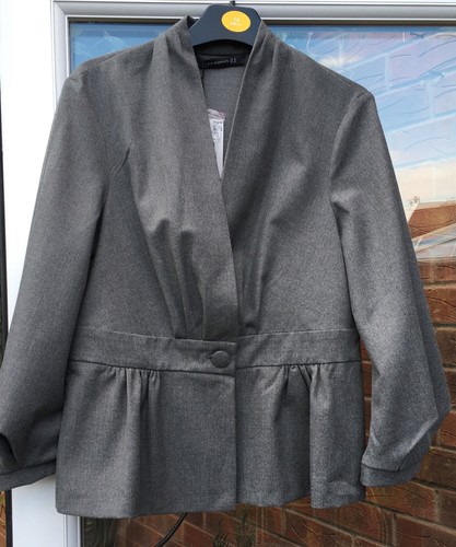Bnwt zara grey peplum - bnwt,
