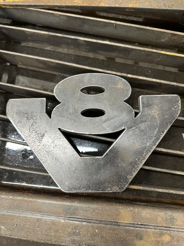 Badge steel large - -, 200mm