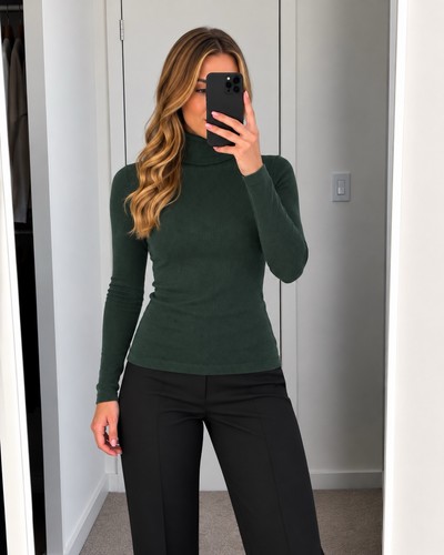Whistles dark green long - whistles,