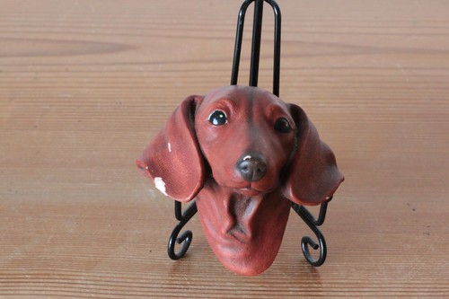 Bossons red dachshund - red, vintage