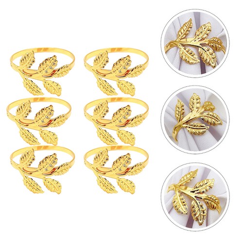 6pcs elegant alloy - 6pcs,