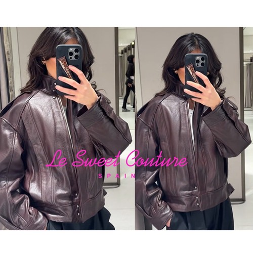 Zara woman sale leather - zara,