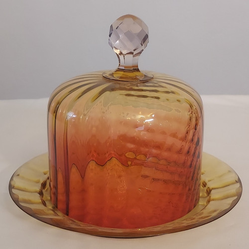 Antique amberina art - antique,