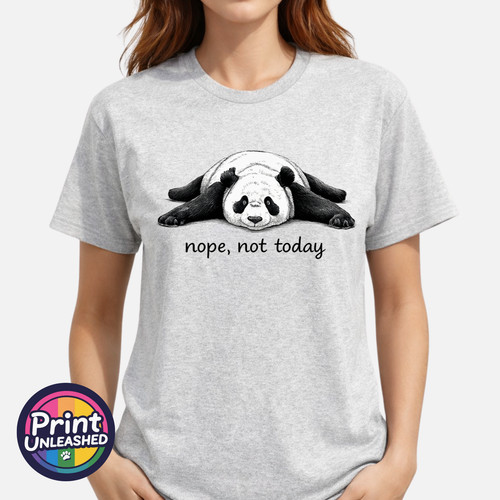 Chilled panda graphic shirt - panda, t-shirt