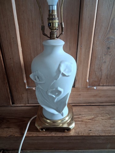 Table lamp crescent brass - table, 1